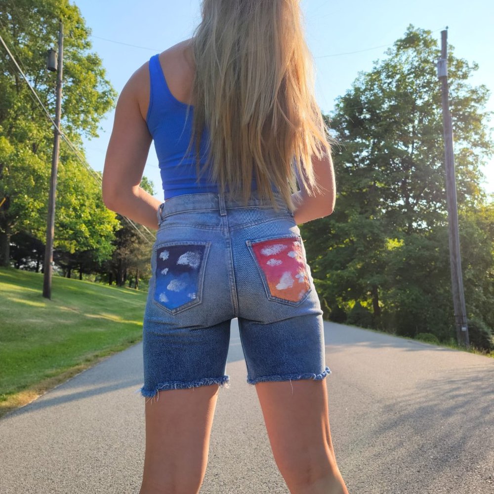 Cloud Handpainted Jean